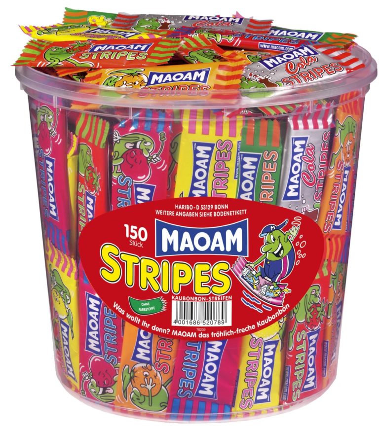 Haribo Maoam Stripes Dose St Ck G Suessigkeitenland Com